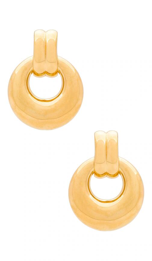 AUREUM Elodie Earrings in Metallic Gold Cover