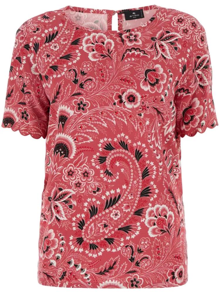 ETRO paisley-print blouse - Red Cover