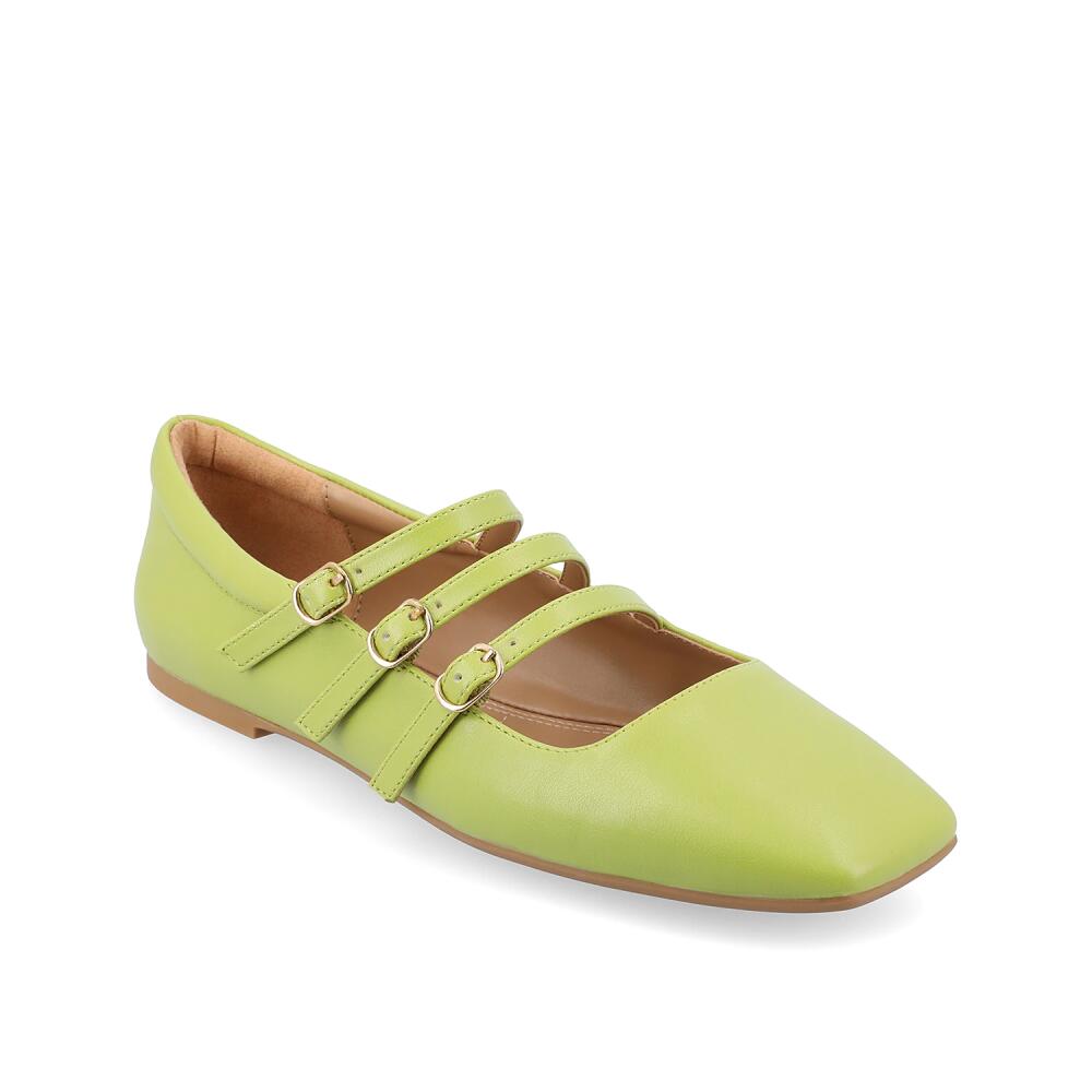 Journee Collection Darlin Flat | Women's | Lime green Cover