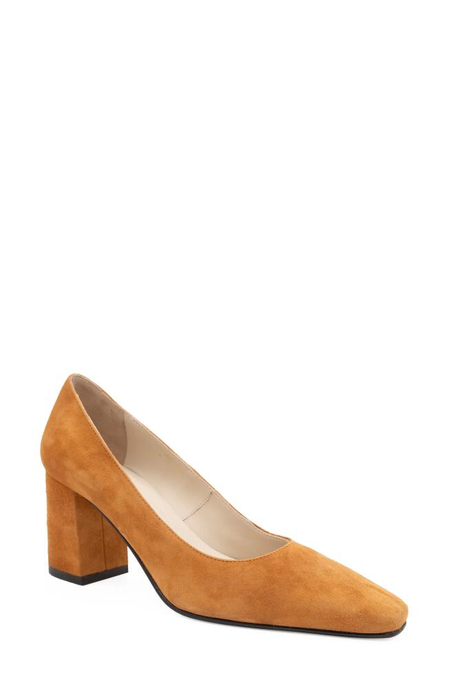 Amalfi by Rangoni Falco Block Heel Pump in Whiskey Cashmere Cover