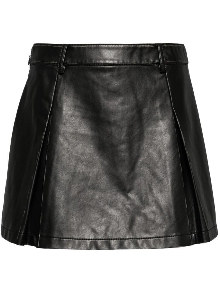 b+ab pleated mini shorts - Black Cover