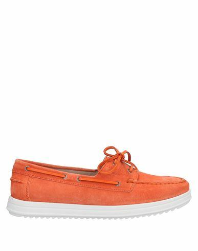 Geox Woman Loafers Orange Soft Leather Cover