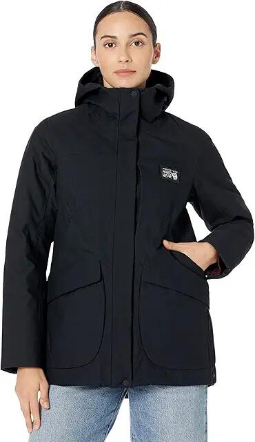 Mountain Hardwear Weather Down Parka (Black) Women's Clothing Cover