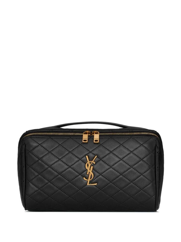 Saint Laurent Gaby quilted make up bag - Black Cover