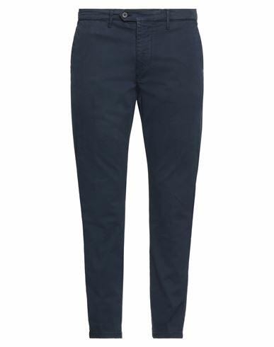 0/zero Construction Man Pants Midnight blue Cotton, Elastane Cover