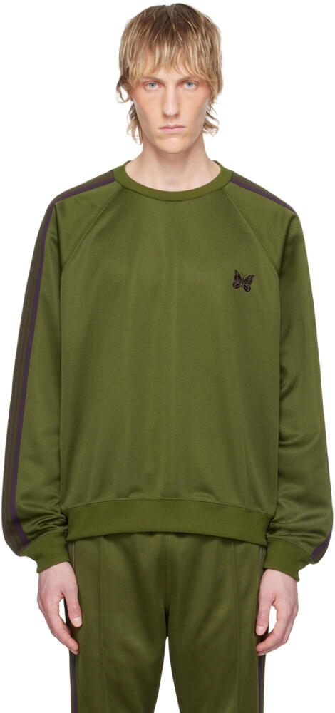 NEEDLES Khaki Track Sweatshirt Cover