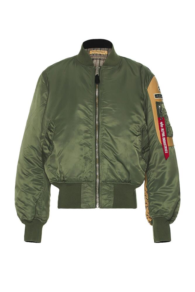 Undercover x Fragment The Shepherd MA-1 in Green Cover