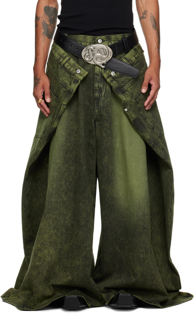 LU'U DAN Green CLOT Edition MAXI X MAXI X MAXI Jeans Cover