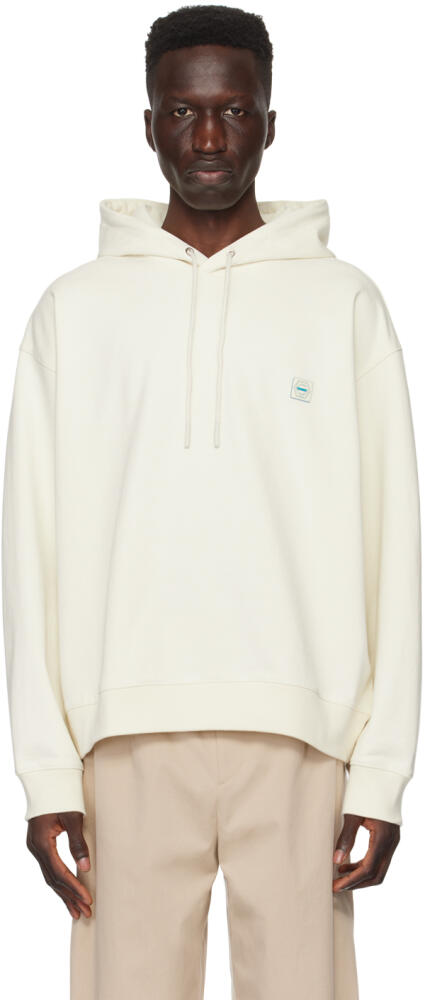 Solid Homme Off-White Embroidered Hoodie Cover