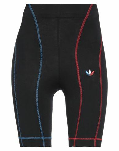 Adidas Originals Woman Leggings Black Cotton, Elastane Cover