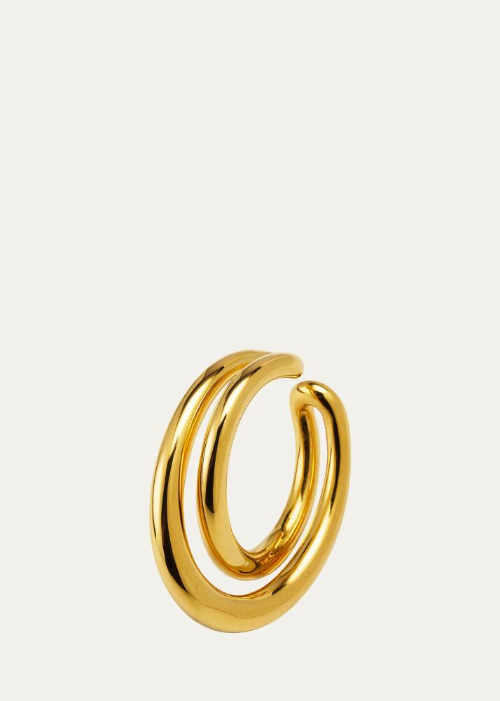 Charlotte Chesnais Bague Initial Cuff in Gold Vermeil Cover