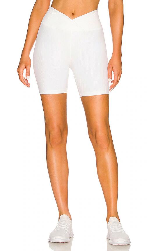 YEAR OF OURS V Waist Biker Short in White Cover