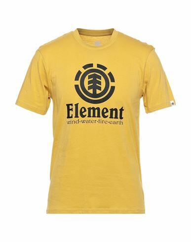 Element Man T-shirt Ocher Organic cotton Cover