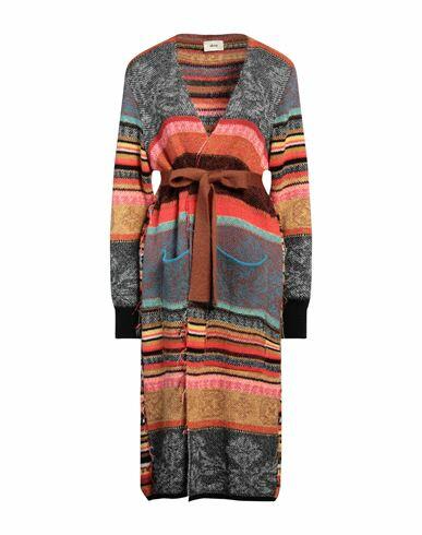 Akep Woman Cardigan Orange Acrylic, Polyamide, Mohair wool Cover