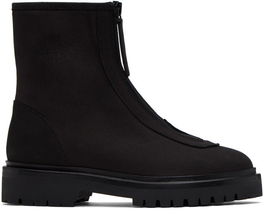 Legres Black Zipper Boots Cover