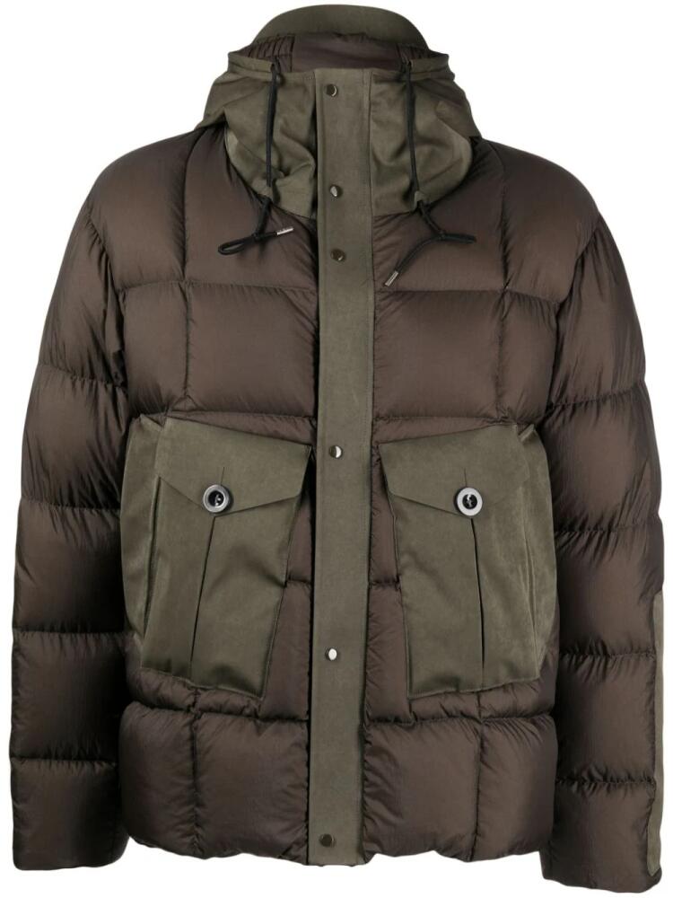 Ten C Tempest Combo down jacket - Green Cover