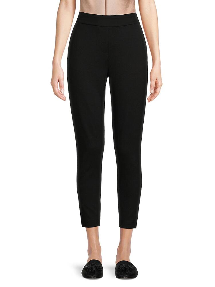 Calvin Klein Women's Cropped Slim Pants - Black Cover