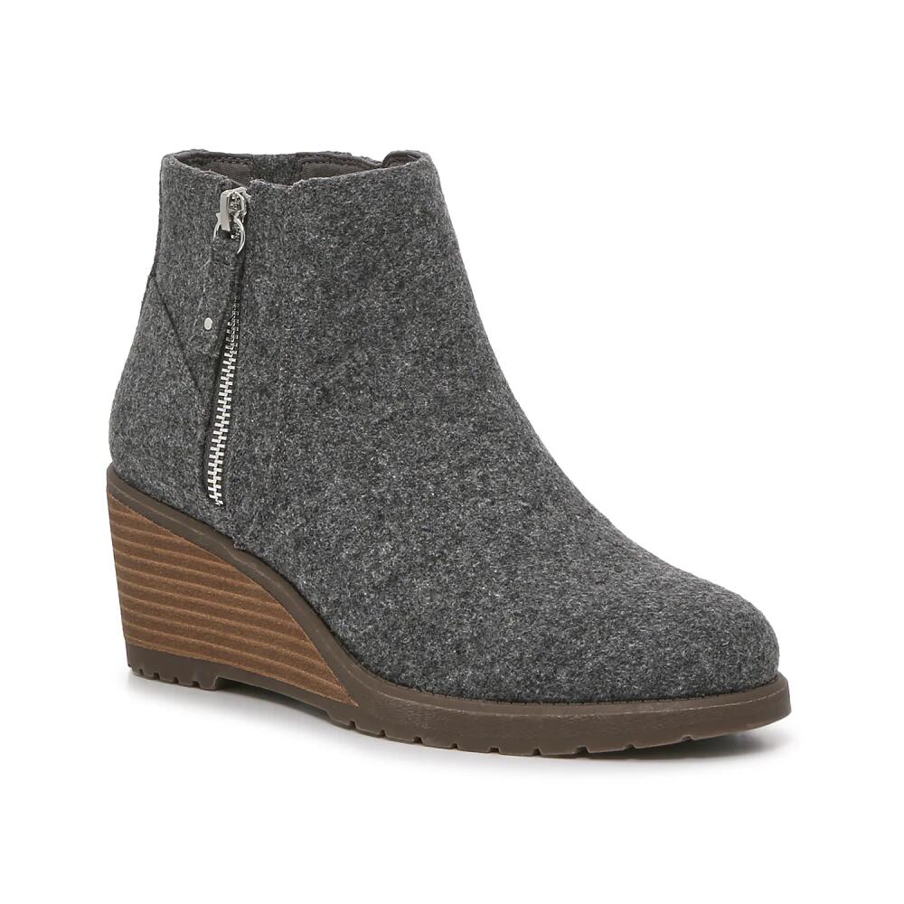 Dr. Scholl's Chloe Wedge Bootie | Women's | Grey Fabric Cover