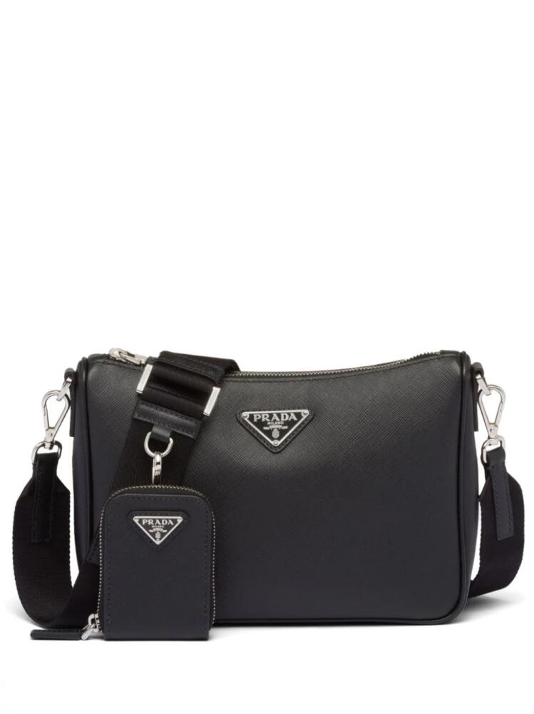 Prada Saffiano-leather shoulder bag - Black Cover