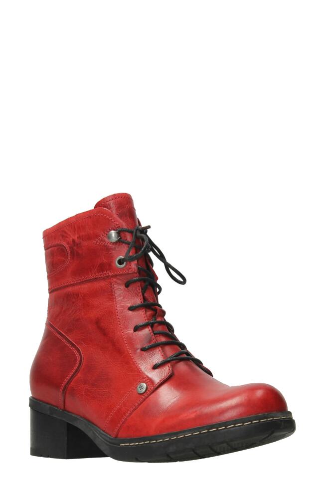 Wolky Red Deer Water Resistant Bootie in Dark Red Cover