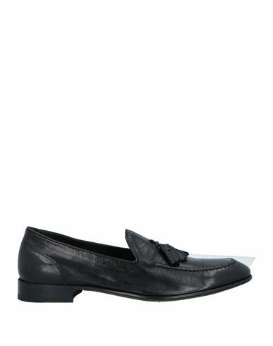 Calpierre Man Loafers Black Leather Cover