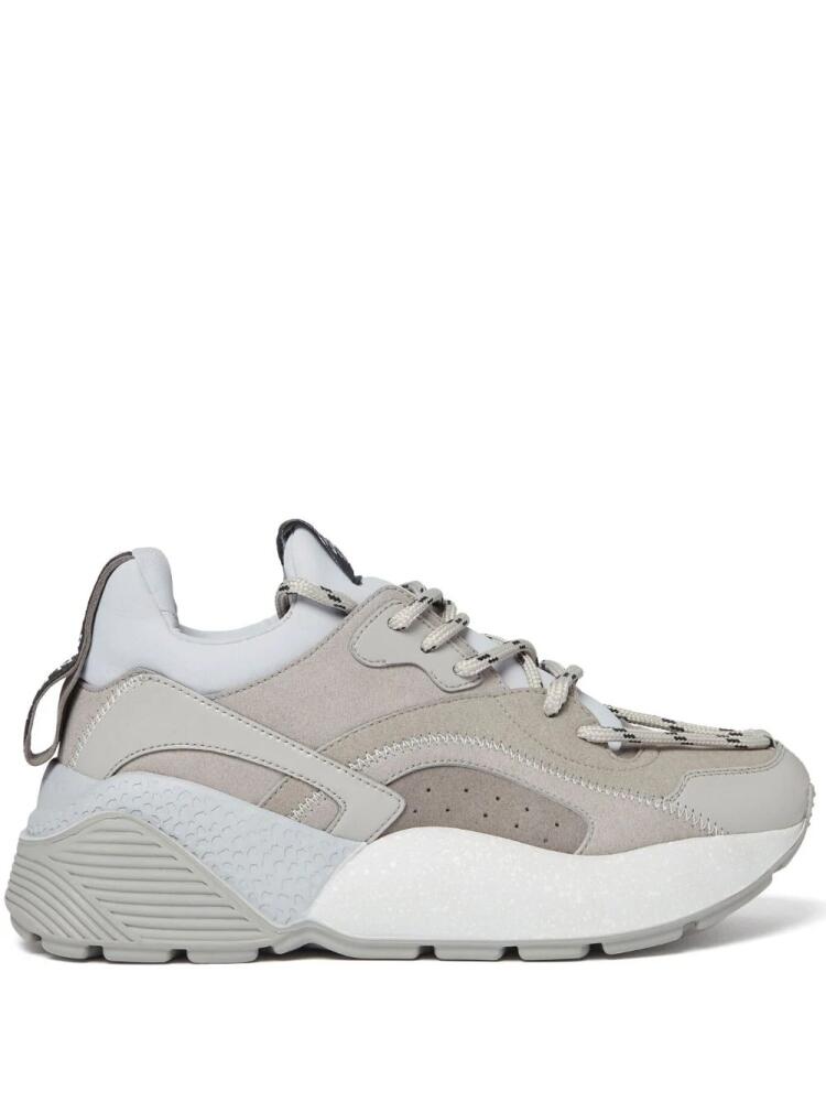 Stella McCartney Eclypse panelled suede sneakers - Neutrals Cover