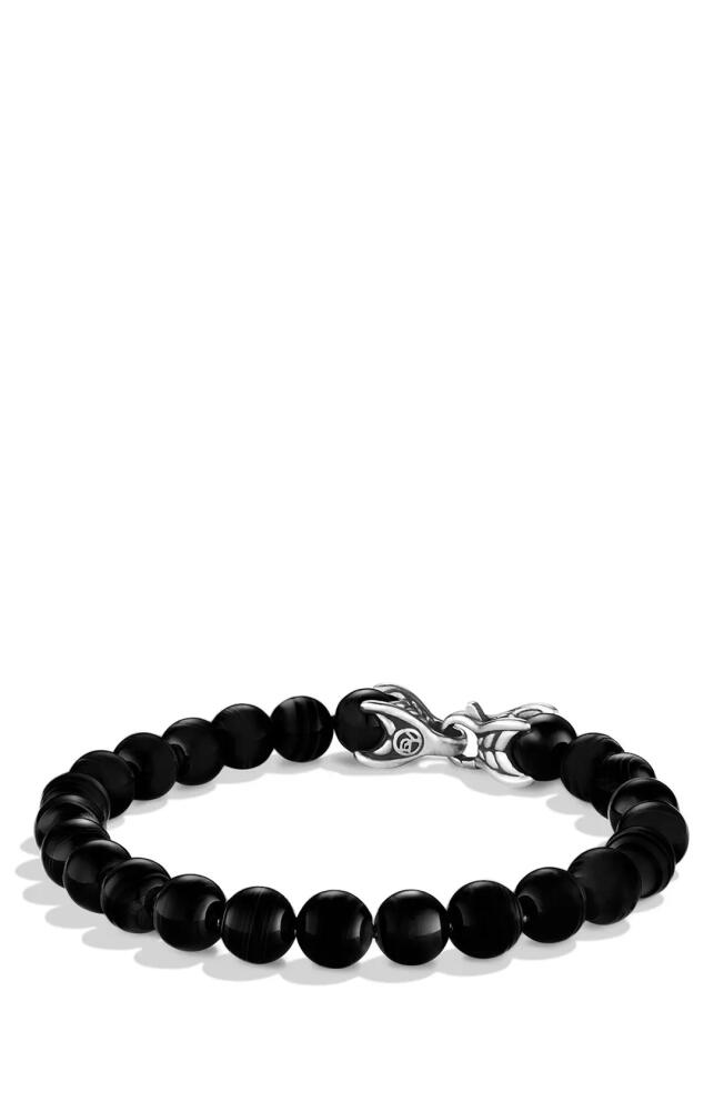 David Yurman Men's Spiritual Beads Bracelet in Black Onyx Cover