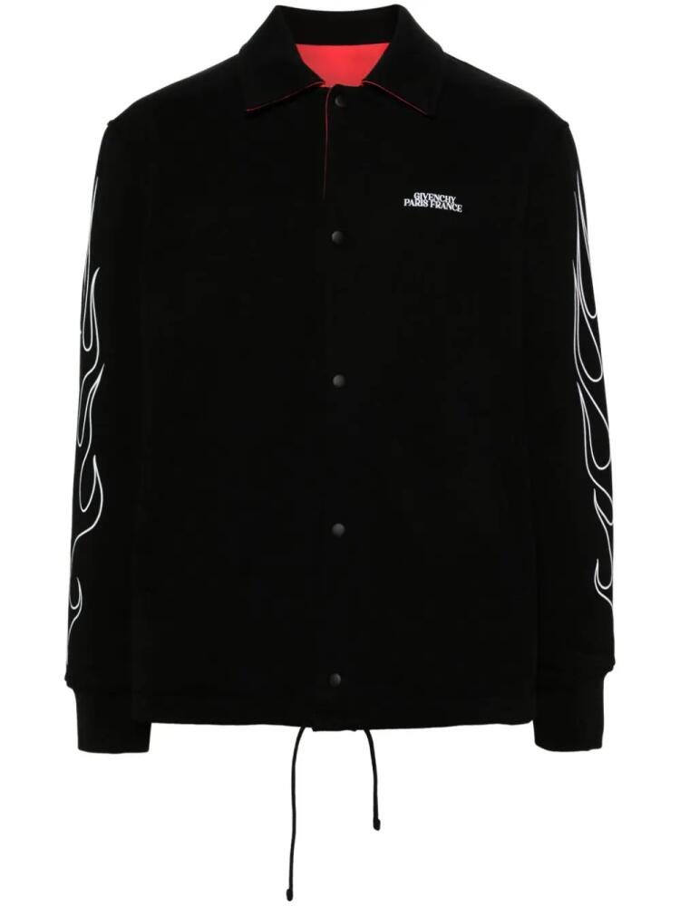 Givenchy reversible jersey shirt jacket - Black Cover