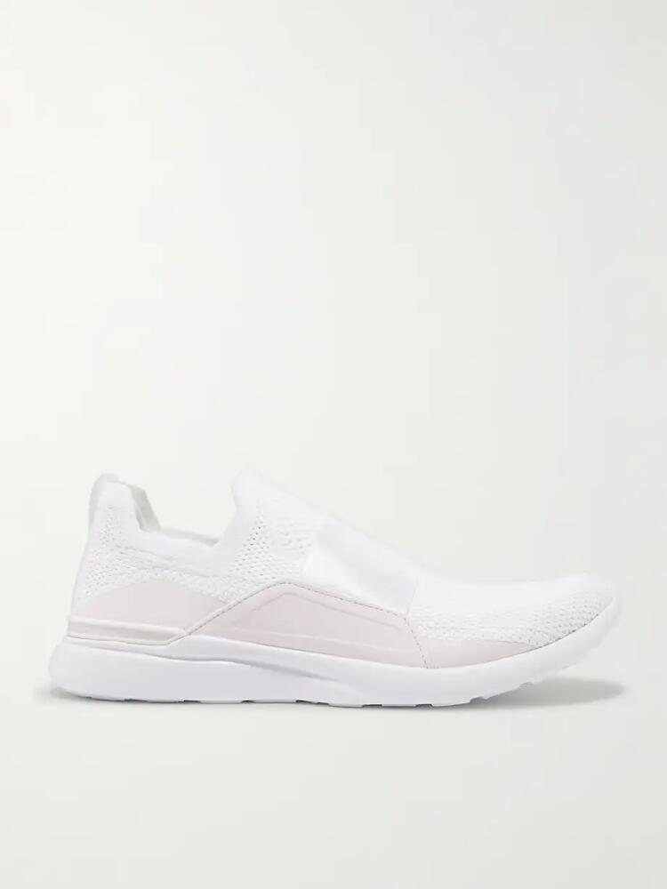 APL Athletic Propulsion Labs - Techloom Bliss Mesh And Stretch Slip-on Sneakers - White Cover