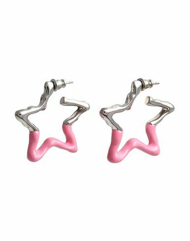 Safsafu Woman Earrings Pink Metal Cover