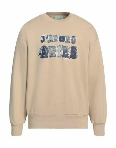 Aries Man Sweatshirt Beige Cotton Cover