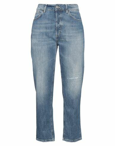 Dondup Woman Jeans Blue Cotton Cover