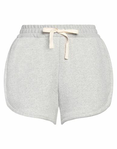 Jil Sander+ Woman Shorts & Bermuda Shorts Light grey Cotton Cover