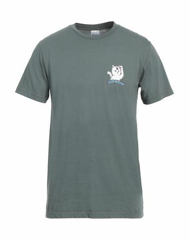 Ripndip Man T-shirt Grey Cotton Cover