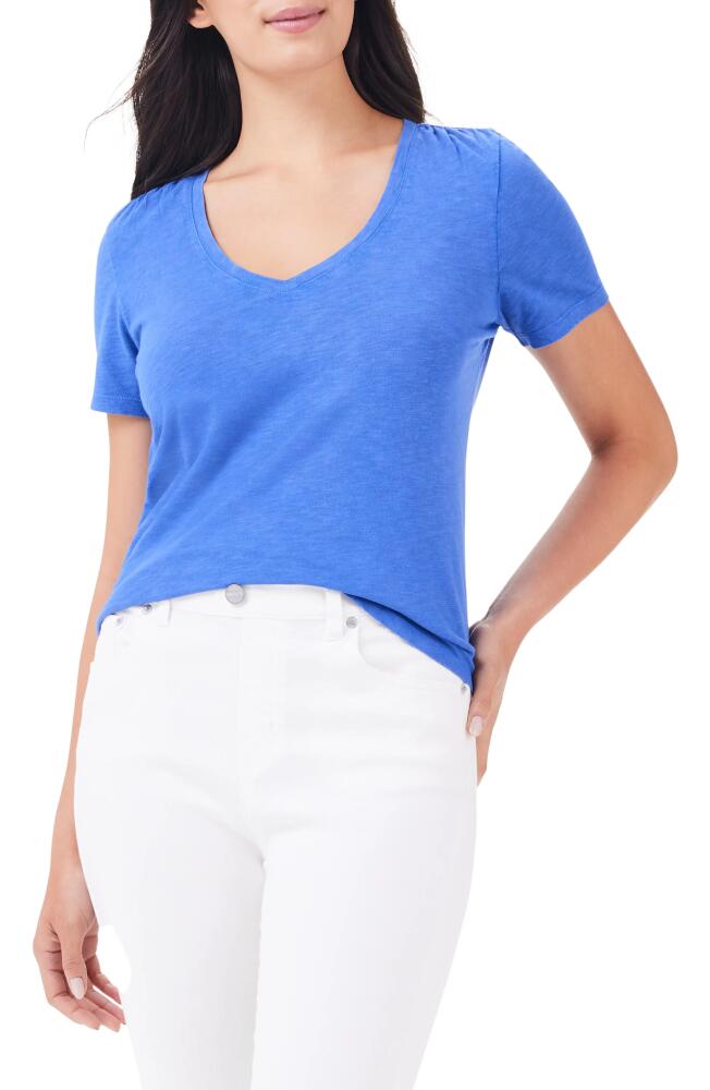 NZT by NIC+ZOE V-Neck Cotton Blend T-Shirt in Ultramarine Cover