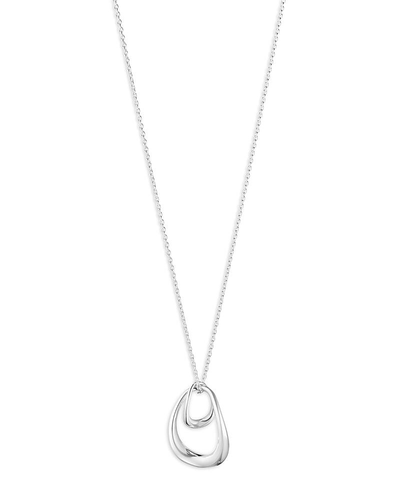 Georg Jensen Sterling Silver Offspring Large Looped Pendant Necklace, 17.72 Cover