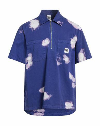 Life Sux Man Polo shirt Purple Cotton Cover