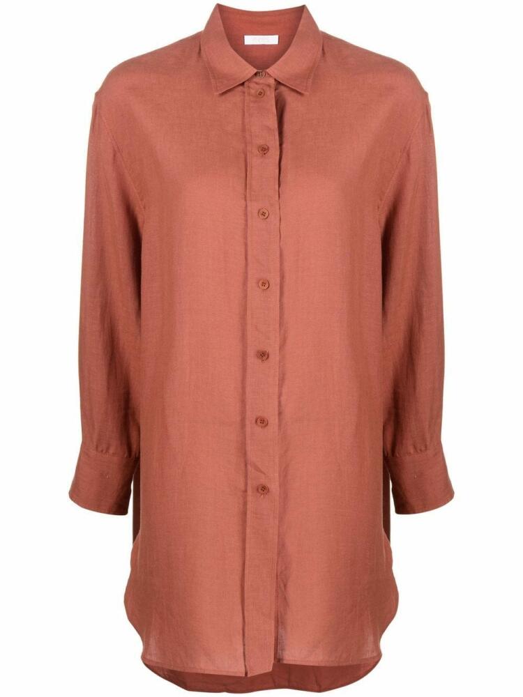 ERES Mignonnette elongated shirt - Brown Cover