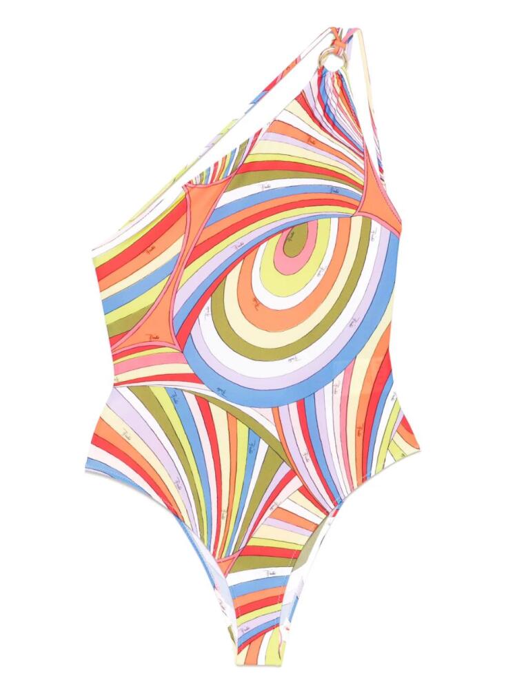 PUCCI Iride-print swimsuit - Green Cover