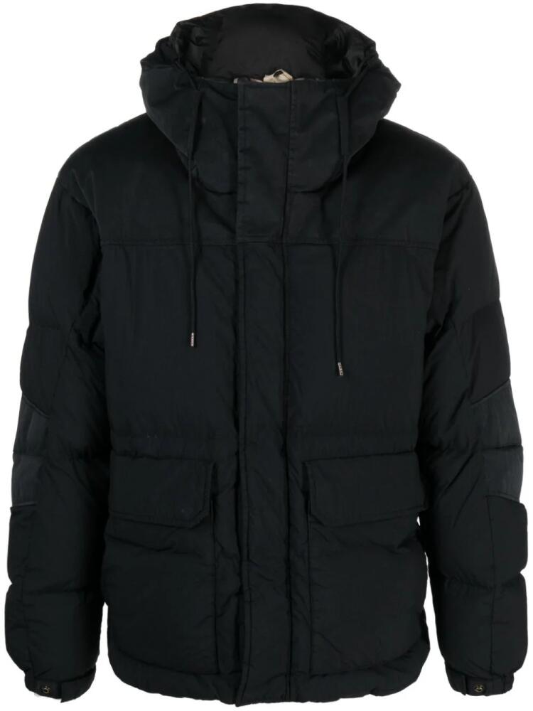 Ten C Vail Combo hooded down jacket - Black Cover