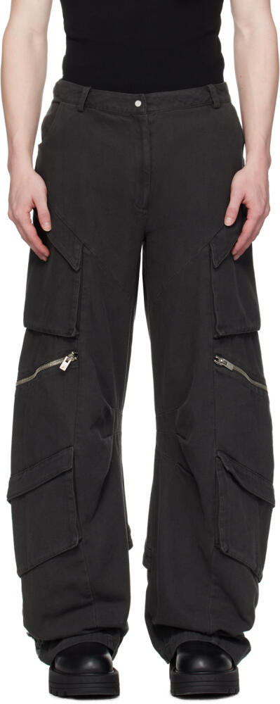 HELIOT EMIL Gray Calyx Cargo Pants Cover