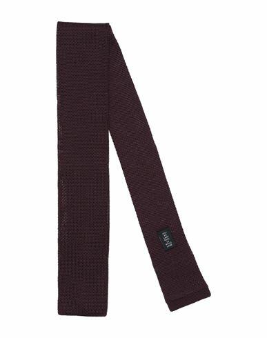 Fiorio Man Ties & bow ties Dark brown Wool Cover