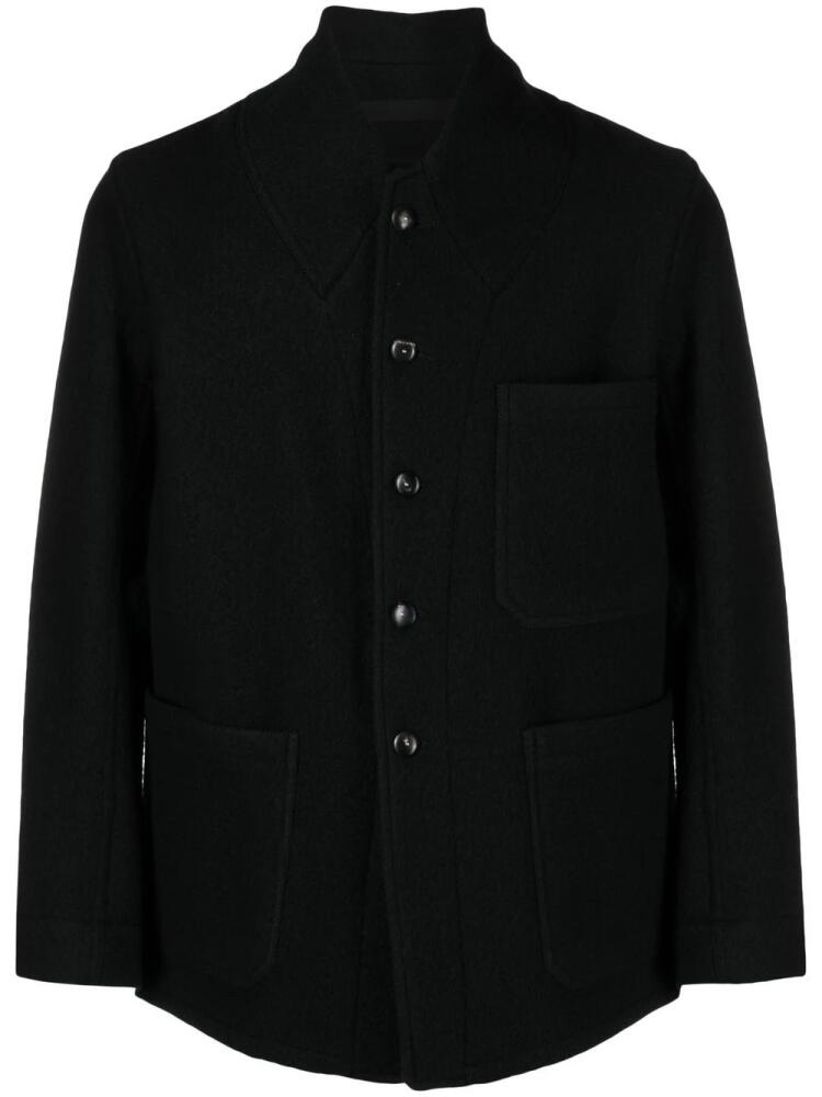 Maison Margiela long-sleeve wool jacket - Black Cover