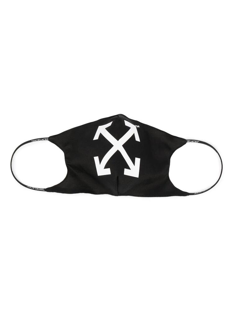 Off-White Arrows logo face mask - Black Cover