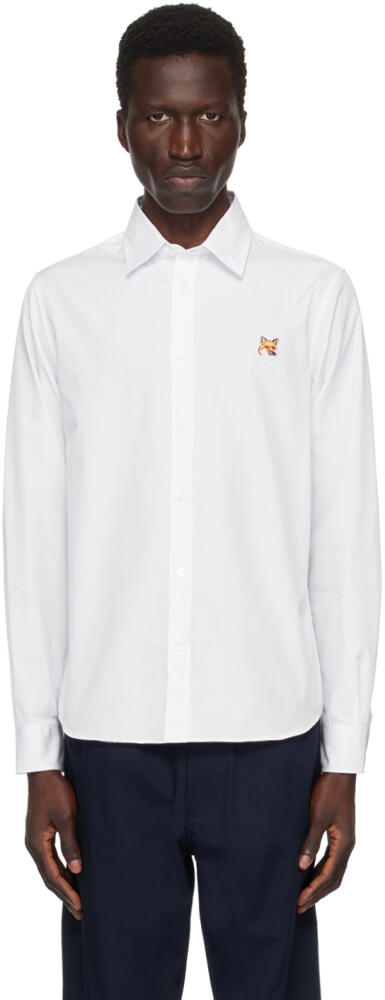 Maison Kitsuné White Fox Head Shirt Cover