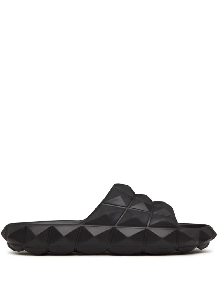 Valentino Garavani Roman Stud Turtle slides - Black Cover