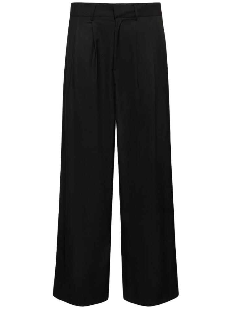 THE FRANKIE SHOP Pinstripe Rayon Blend Pleated Pants Cover