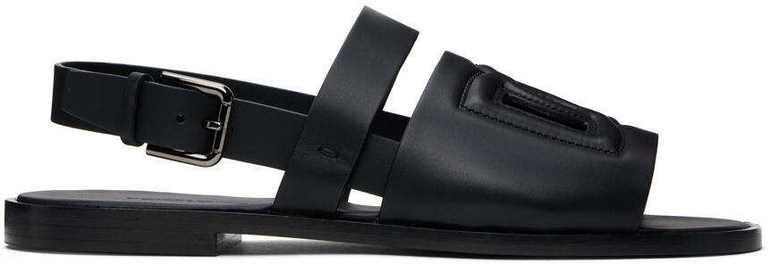 Dolce&Gabbana Black Calfskin Sandals Cover