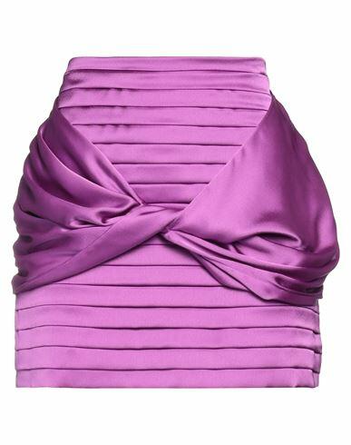 Cinqrue Woman Mini skirt Mauve Polyester, Elastane Cover