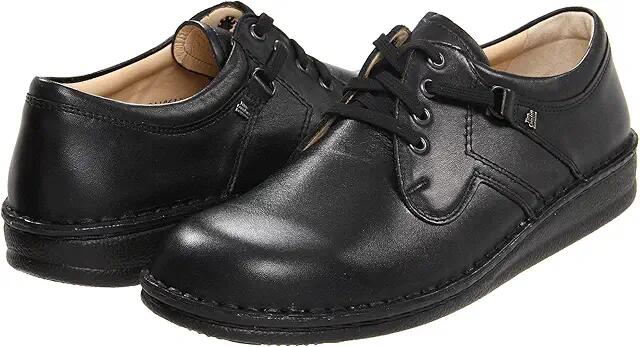 Finn Comfort Vaasa - 1000 (Black Nappa Leather) Lace up casual Shoes Cover